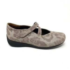 Wolky Passion Beige Python Print shoes